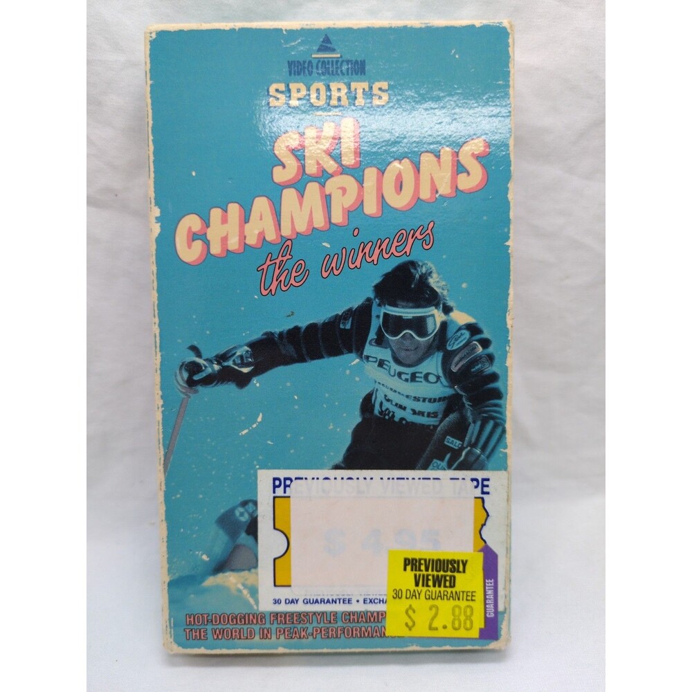 Ski Champions Side Loading VHS Tape